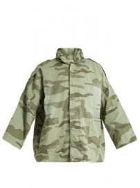 The Fleet Admiral camouflage-print jacket at Matches